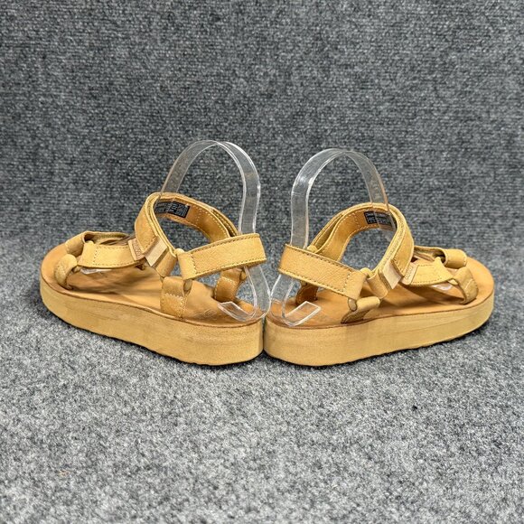 Teva Midform Universal Leather Sandals Women's Size 7 Desert Sand Leather Strap - Picture 6 of 12
